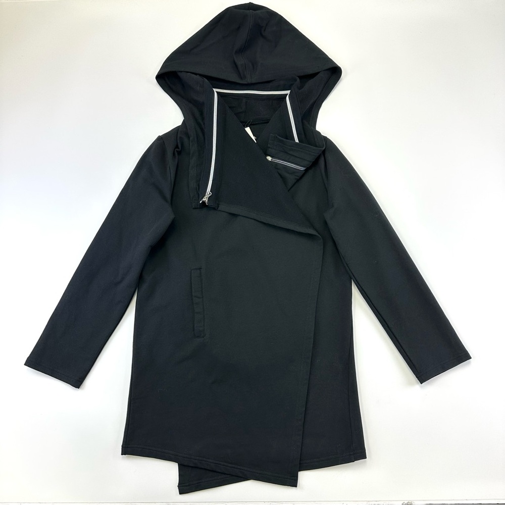 Neon Buddha jersey wrap jacket Womens Small NEW hooded Travel